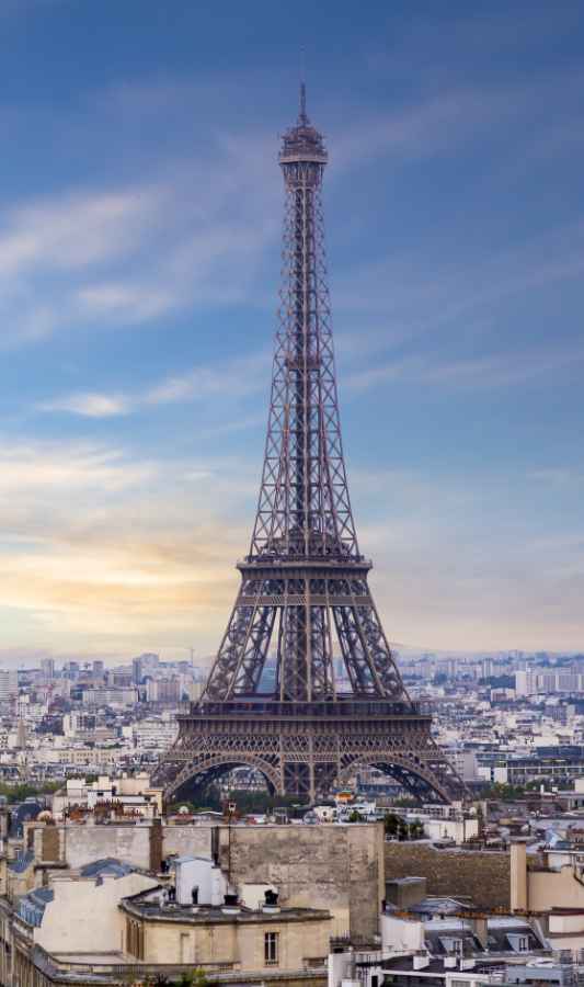 One of the most iconic structures in the world the Eiffel tower